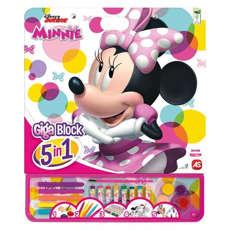 Set Da Disegno Disney Minnie 5 In 1 Con Accessori Minnie As 1023-62749