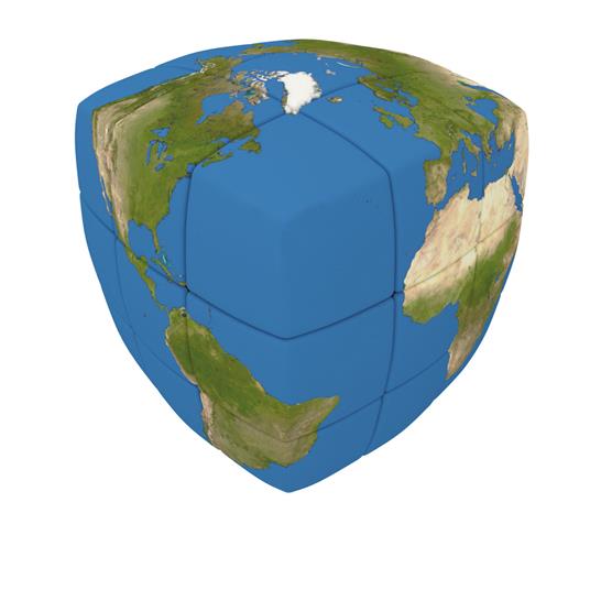 V-Cube Earth 2X2 Bombato