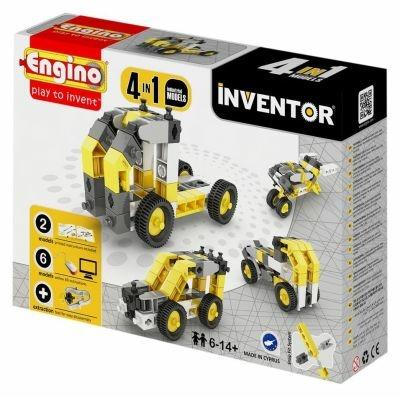 Costruzioni Engino Inventor 4 Modelli Mezzi Da Lavoro Engino - 3