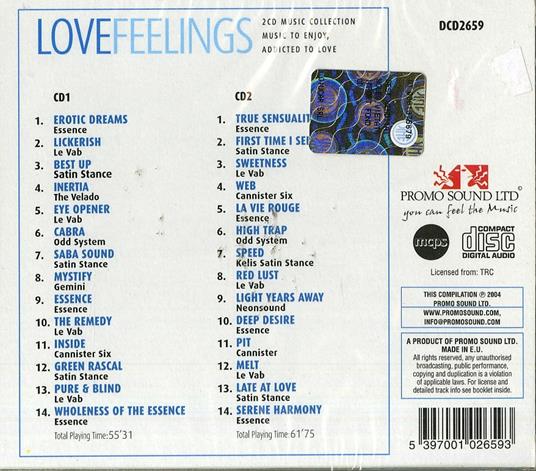 Love Feelings - CD Audio - 2