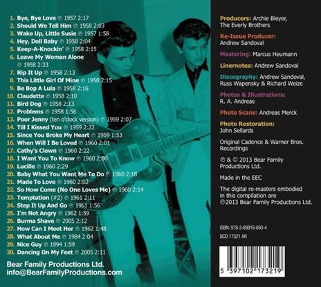 The Everly Brothers Rock - CD Audio di Everly Brothers - 2