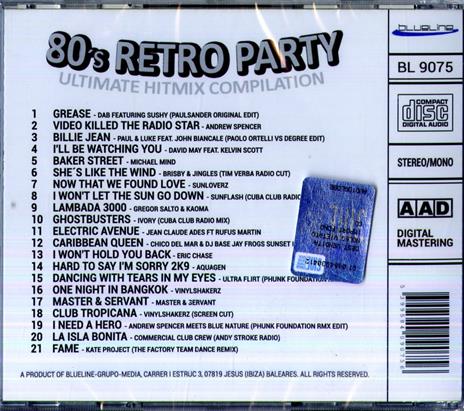 80 Retro Party - CD Audio - 2