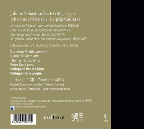 Cantate di Lipsia - CD Audio di Johann Sebastian Bach,Collegium Vocale Gent - 2