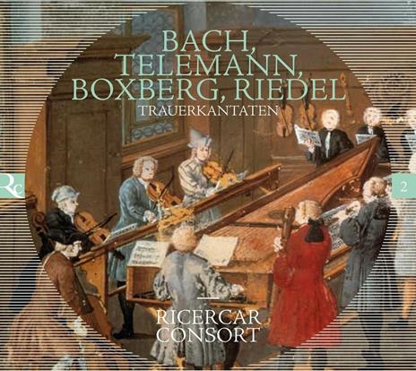 Cantate funebri - CD Audio di Johann Sebastian Bach,Georg Philipp Telemann,Ricercar Consort