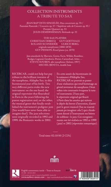 Un Omaggio a Sax - CD Audio di Steve Houben - 2