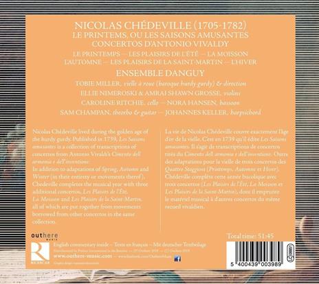 Les Saisons Amusantes - CD Audio di Nicolas Chedeville - 2