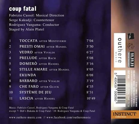 Coup Fatal - CD Audio di Fabrizio Cassol - 2