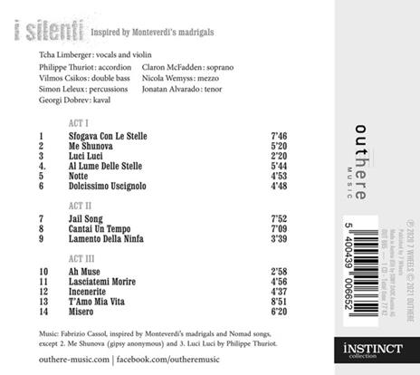 I silenti - CD Audio di Fabrizio Cassol - 2