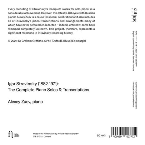 The Complete Piano Solos - CD Audio di Igor Stravinsky - 2