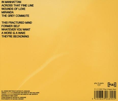 A Way Forward - CD Audio di Nation of Language - 2