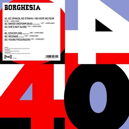 Pias 40 - Vinile LP di Borghesia