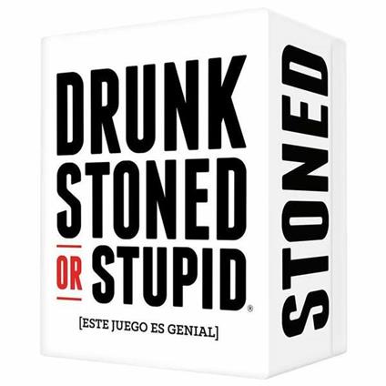 Carte da Gioco Asmodee Drunk, Stoned or Stupid (250 pcs)