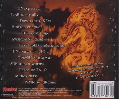 Inner Trauma - CD Audio di Andralls - 2