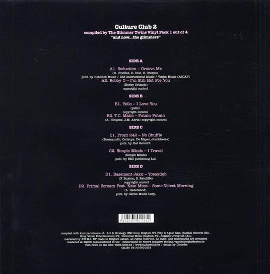 Culture Club Vinyl 1-4 - Vinile LP - 2