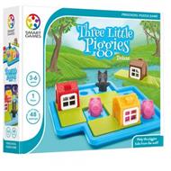 Smart Games - I Tre Piccoli Porcellini con libro della fiaba incluso - Italian Version