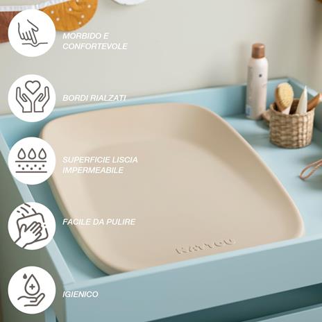 Materassino Per Fasciatoio In Schiuma Verde  0145053 - 2