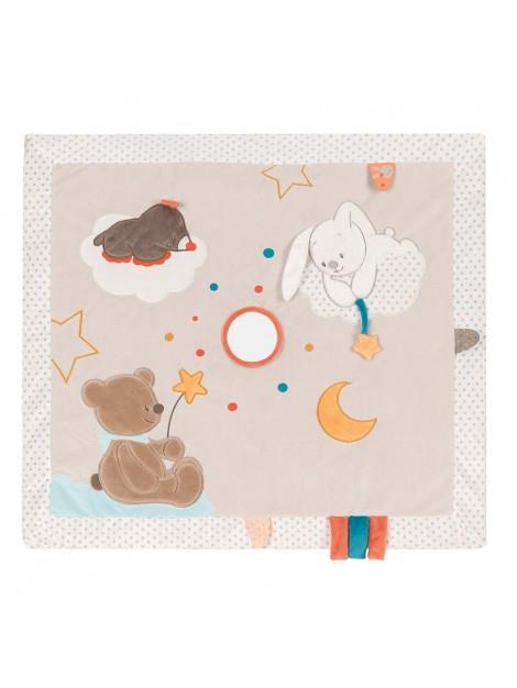 Nattou 562218 - Copertina Imbottita Per Gattonare Con Arco Giocattolo, Mia E Basile - 2