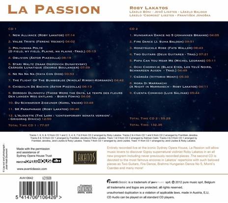 La Passion - CD Audio di Roby Lakatos - 2