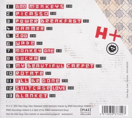 Hammer (Digipack) - CD Audio di Claw Boys Claw - 2