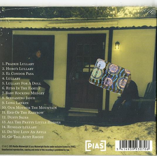 Songs in the Dark - CD Audio di Wainwright Sisters - 2