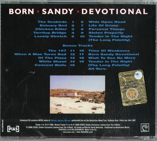 Born Sandy Devotional - CD Audio di Triffids - 2