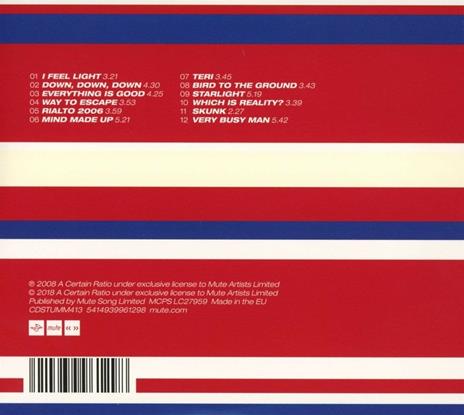 Mind Made Up - CD Audio di A Certain Ratio - 2