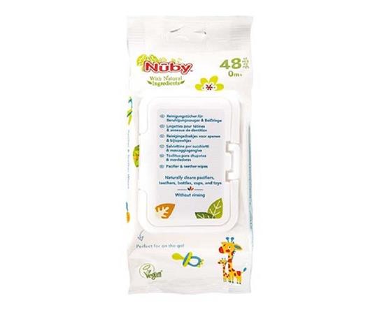 Nuby Salviettine per succhietti e massaggiagengive 48 pezzi 0m+
