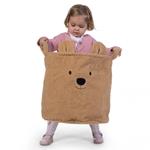 CHILDHOME Cestino Portaoggetti Teddy 40x40x40 cm Beige