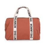 Mommy Bag Borsa Fasciatoio Con Materassino Terracotta