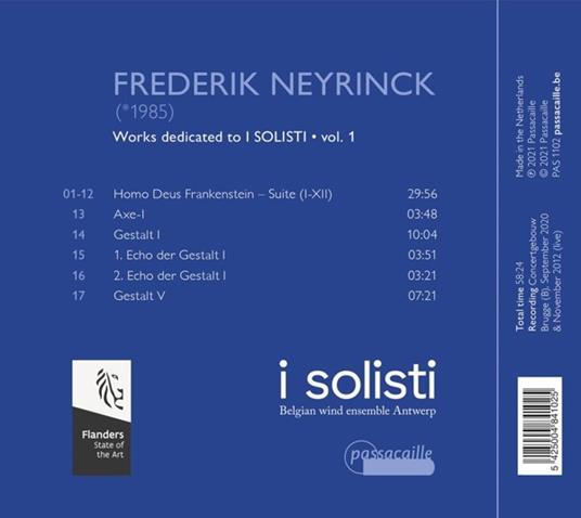 Flemish Connection. Frederik Neyrinck Vol.1 - CD Audio di I Solisti - 2