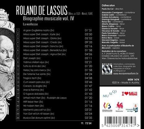 Roland De Lassus - CD Audio di Orlando Di Lasso - 2