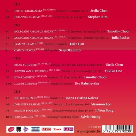 Queen Elisabeth Competition: Violin 2019 - CD Audio - 2