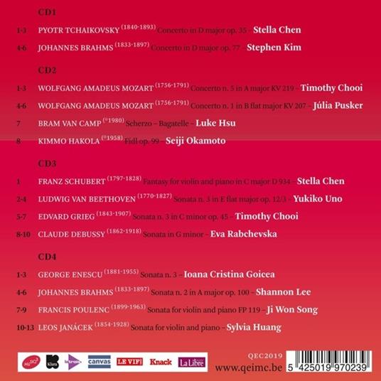 Queen Elisabeth Competition: Violin 2019 - CD Audio - 2