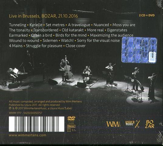 Nature's Largess - CD Audio + DVD di Wim Mertens - 2