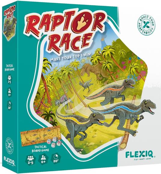 FlexiQ - Raptor-Race. Gioco da tavolo
