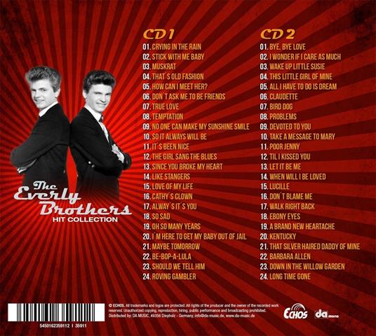 The Everly Brothers Hit Collection - CD Audio di Everly Brothers - 2