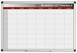 Bi-Office GA03266170  Planner Settimanale Magnetico, 90 x 60 cm, Bianco