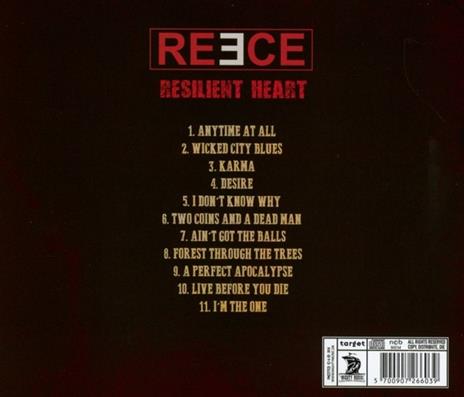 Resilient Heart - CD Audio di Reece - 2