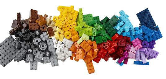 LEGO Classic 10696 Scatola Mattoncini Creativi Media, Contenitore per Costruire Fiori, Macchina, Treno e Aereo Giocattolo - 36