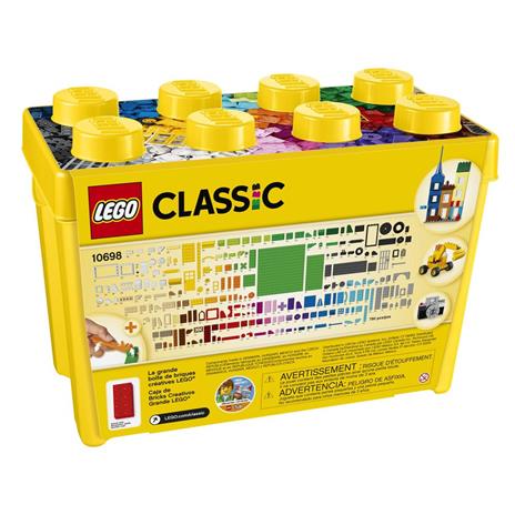LEGO Classic 10698 Scatola Mattoncini Creativi Grande per Costruire Macchina Fotografica, Vespa e Ruspa Giocattolo - 9