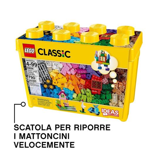 LEGO Classic 10698 Scatola Mattoncini Creativi Grande per Costruire Macchina Fotografica, Vespa e Ruspa Giocattolo - 35