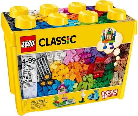 LEGO Classic 10698 Scatola Mattoncini Creativi Grande per Costruire Macchina Fotografica, Vespa e Ruspa Giocattolo - 5