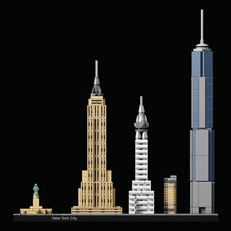 LEGO Architecture 21028 New York City, Collezione Skyline, Modellismo Monumenti, Mattoncini Creativi, Idea Regalo - 8