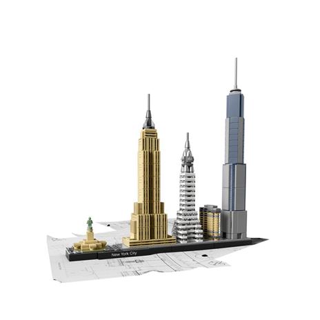 LEGO Architecture 21028 New York City, Collezione Skyline, Modellismo Monumenti, Mattoncini Creativi, Idea Regalo - 9