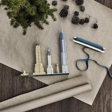 LEGO Architecture 21028 New York City, Collezione Skyline, Modellismo Monumenti, Mattoncini Creativi, Idea Regalo - 11