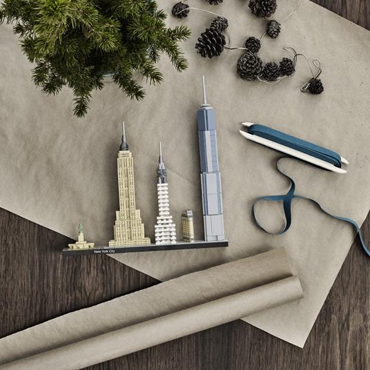 LEGO Architecture 21028 New York City, Collezione Skyline, Modellismo Monumenti, Mattoncini Creativi, Idea Regalo - 11