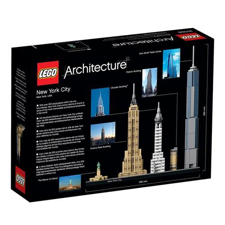 LEGO Architecture 21028 New York City, Collezione Skyline, Modellismo Monumenti, Mattoncini Creativi, Idea Regalo - 13