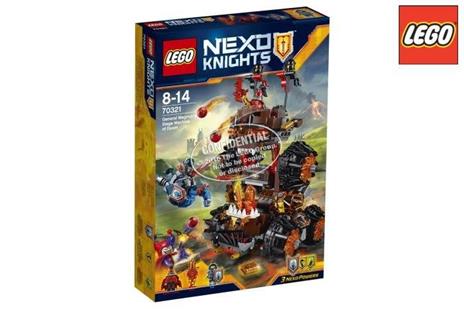 LEGO Nexo Knights (70321). Macchina d'assedio del generale Magmar