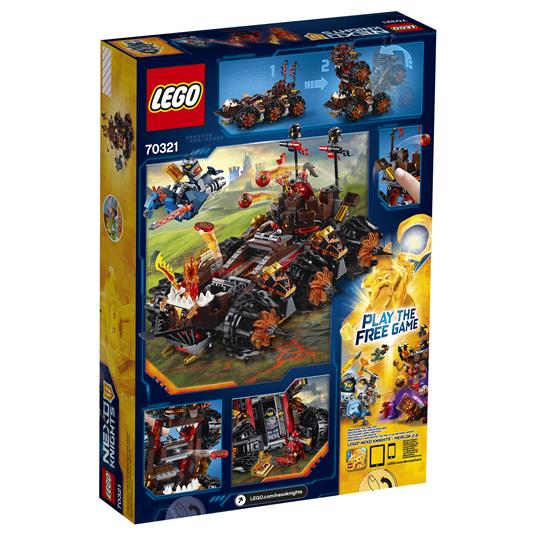LEGO Nexo Knights (70321). Macchina d'assedio del generale Magmar - 5