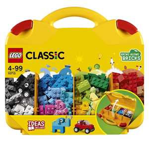 Giocattolo LEGO Classic 10713 Valigetta Creativa, Contenitore Mattoncini Colorati, Giochi per l'Apprendimento dei Bambini dai 4 Anni LEGO